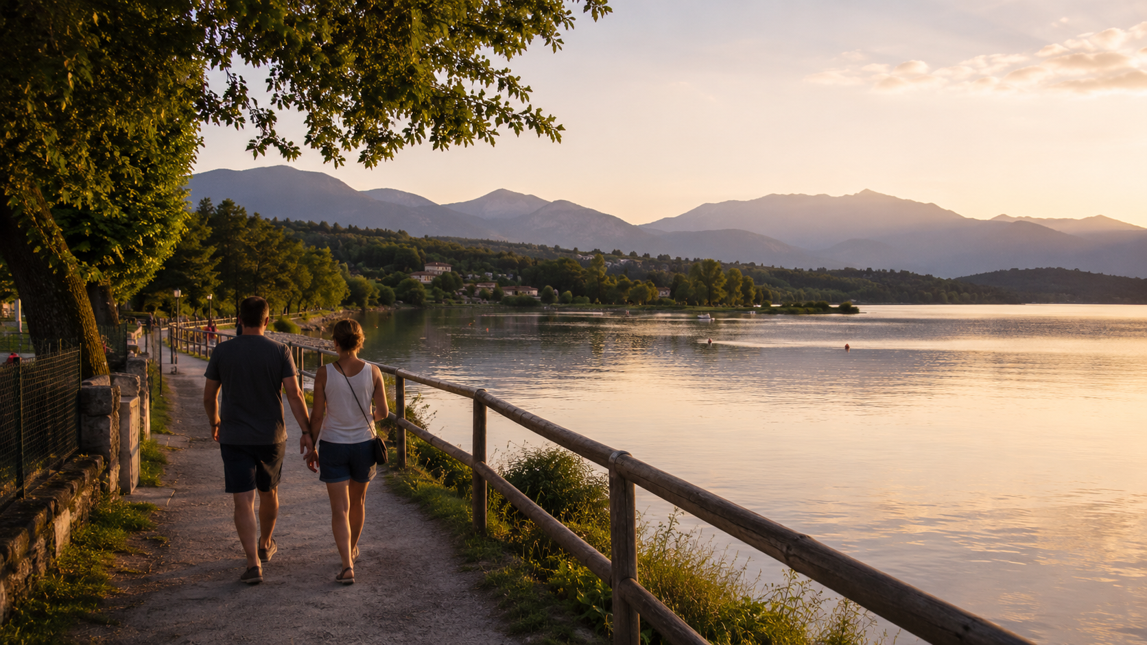 Pusiano e il suo lago: una mezza giornata lenta tra acqua, Segantini e tramonto